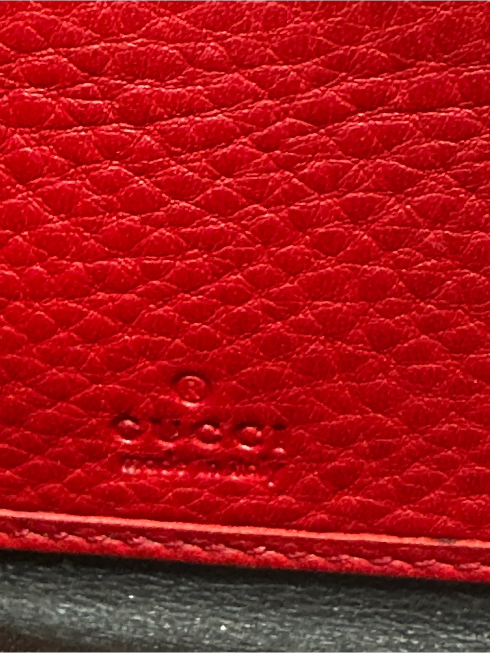 Gucci Soho Cellarius Red Leather Interlocking G Zip Around Tassel Wallet - Picture 12 of 14